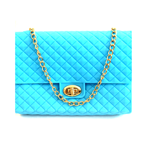Sadie Neon Blue Jelly Bag at LVBT