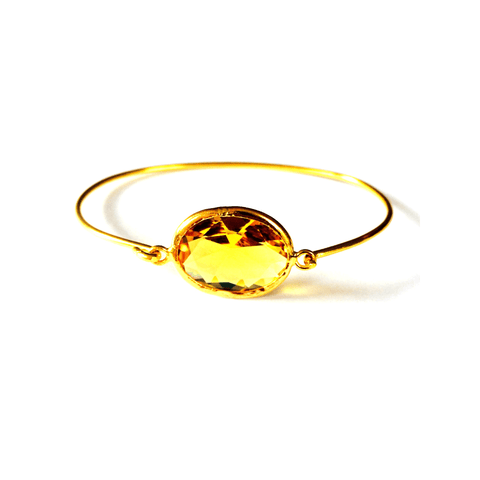 Honey Gold Citrine Bangle at LVBT