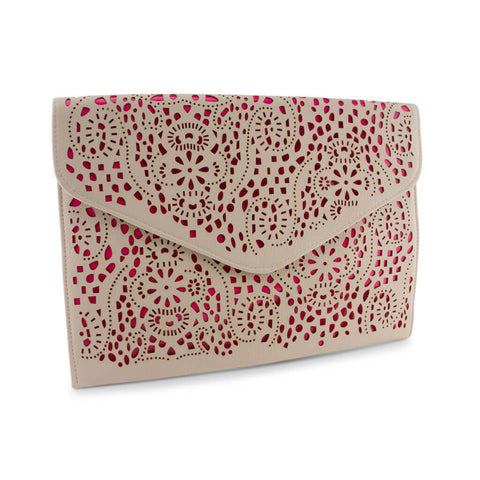Michelle Ivory and Neon Pink Clutch at LVBT