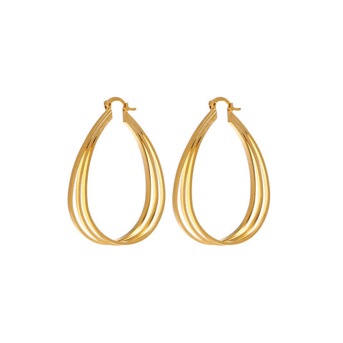 Gold Gypsy Hoop Earrings