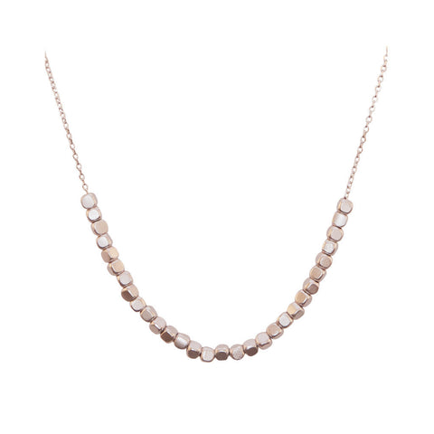 Amanda Silver Necklace Close at LVBT