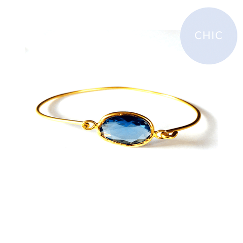 Gold Topaz Bangle at LVBT