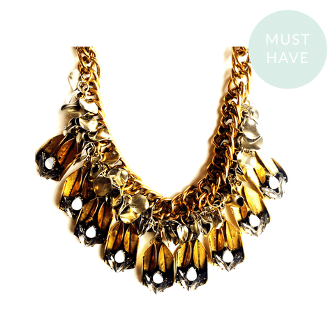 Rachael Hanging Butterfly Necklace at LVBT