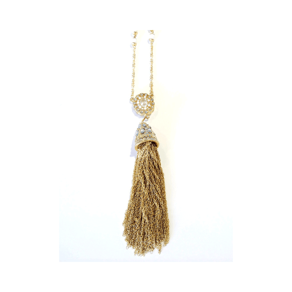 Love by Taryn Mary Tassel Necklace