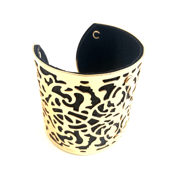 Love by Taryn Jocelyn Black Bangle