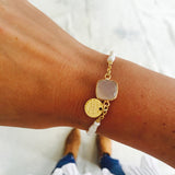 Ashiana White Katie Bracelet Lifestyle Image at LVBT