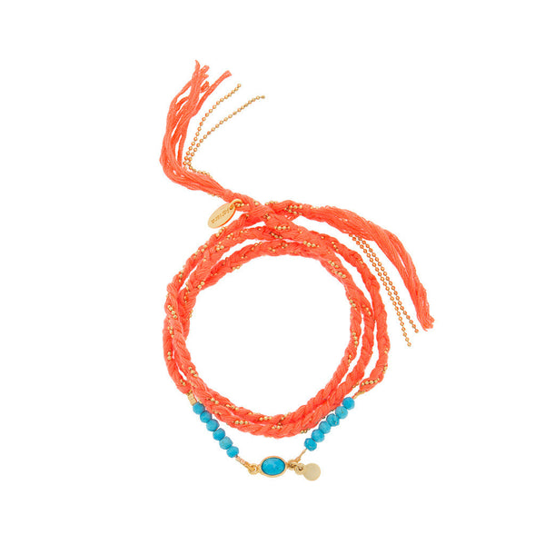 Orange Multi-wrap Bracelet at LVBT