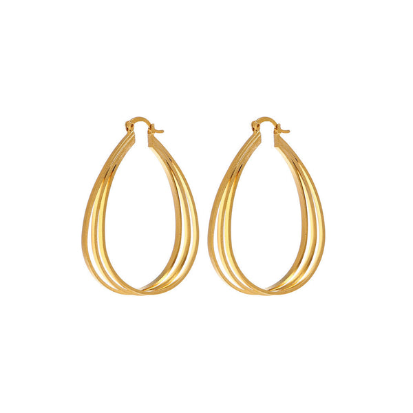 Gold Gypsy Hoop Earrings