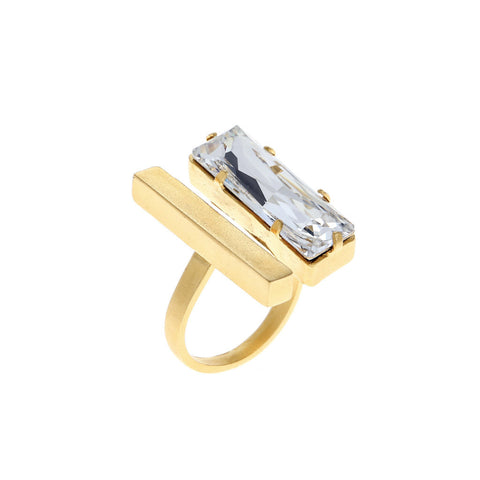 Hagar Satat Gold Castle Ring at LVBT