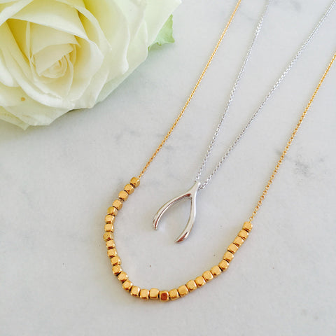 Alice Silver & Gold Necklace Set