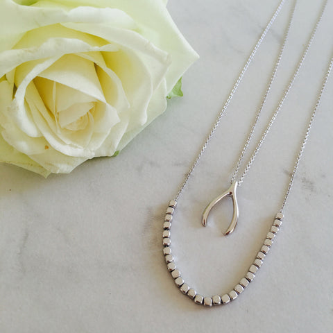 Alice Silver Necklace Set