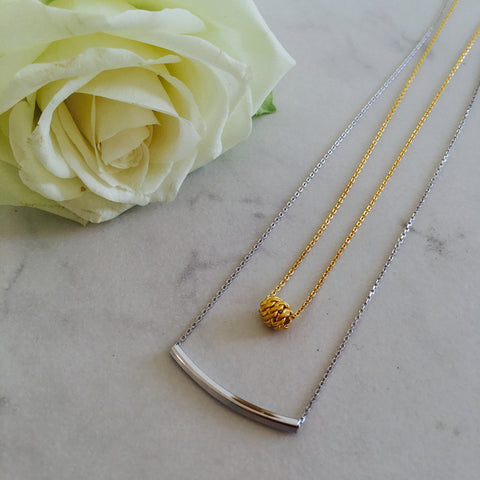 Sarah Gold & Silver Necklace Set