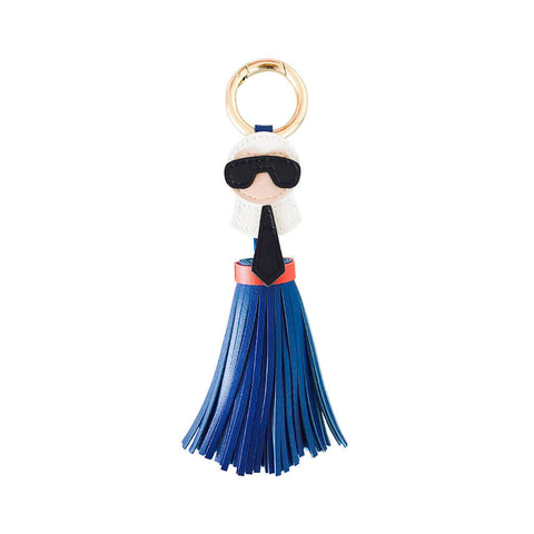 Blue Karl Tassel Tag