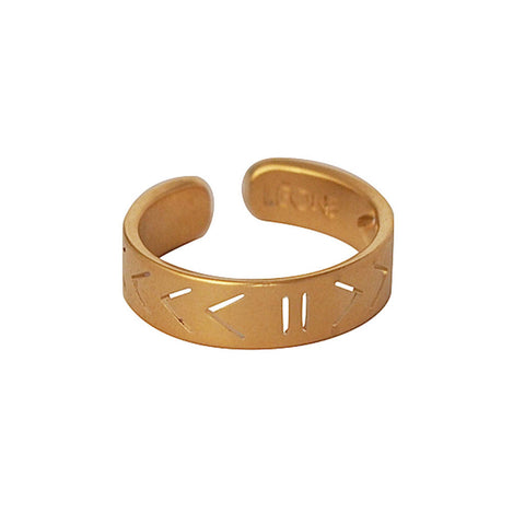 Leone Gold Play Pause Ring at LVBT