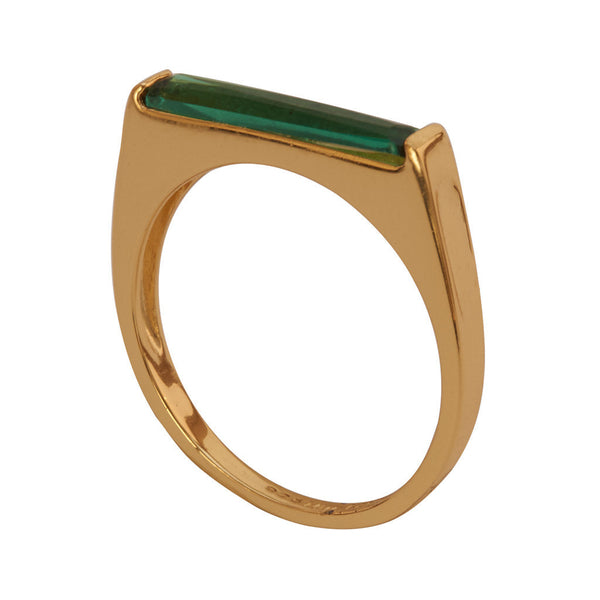 Miss Lesley Gold and Emerald Green Ring at LVBT