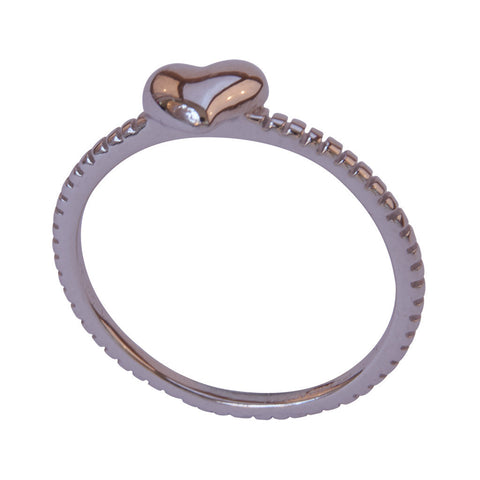 Miss Lesley Leah Silver Heart Ring at LVBT