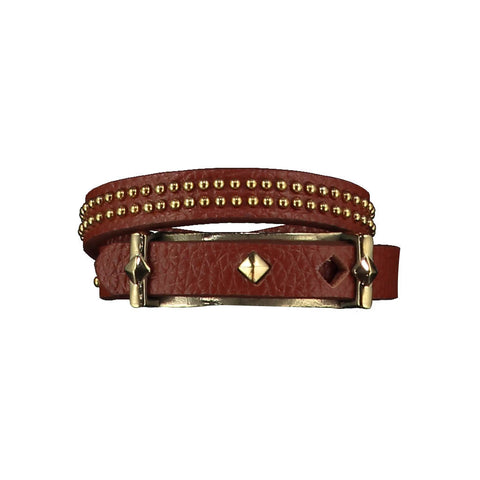 Ashlea Brown Leather Bracelet at LVBT
