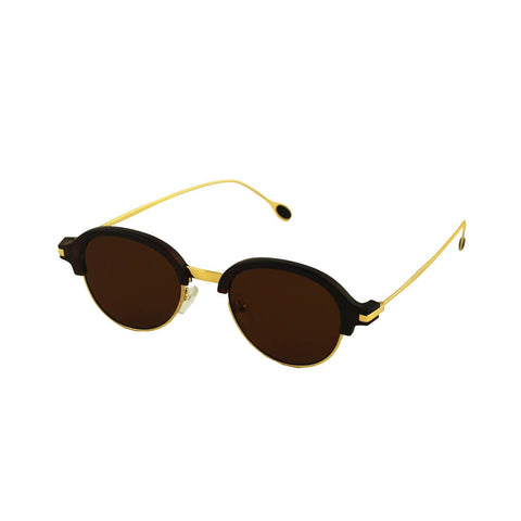Attenborogh: Unisex Browline Style Sunglasses