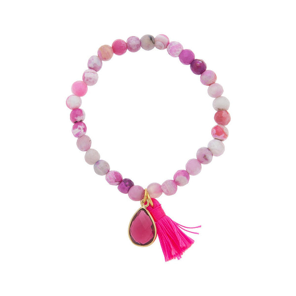 Ashiana Pink Abigail Bracelet at LVBT