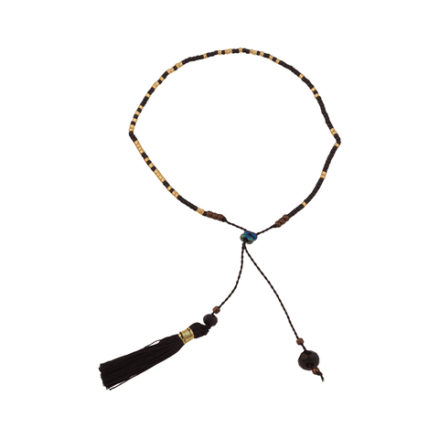 Black & Gold Kalam Bracelet at LVBT